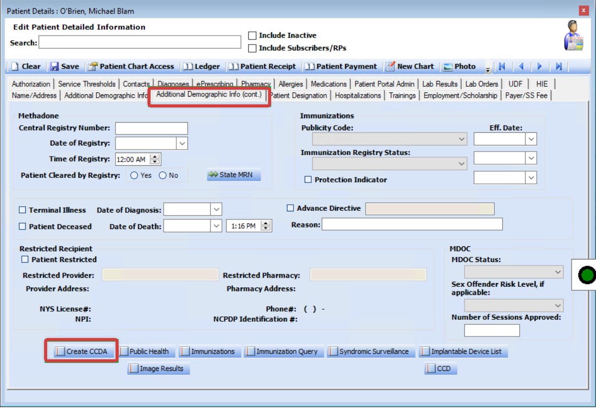 Create CCDA button.png